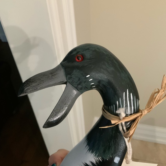 Vintage TREMBLAY CANADA Wooden Duck Sculpture Wine Bottle Holder Painted NEW - Picture 16 of 16